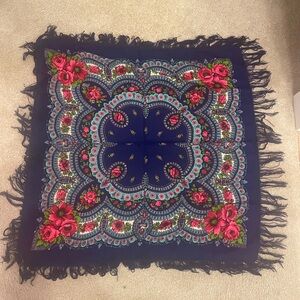 Vintage wool shawl
